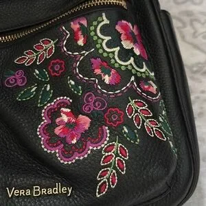 Vera Bradley | Bags | Vera Bradley Leighton Leather Black  display picture 1